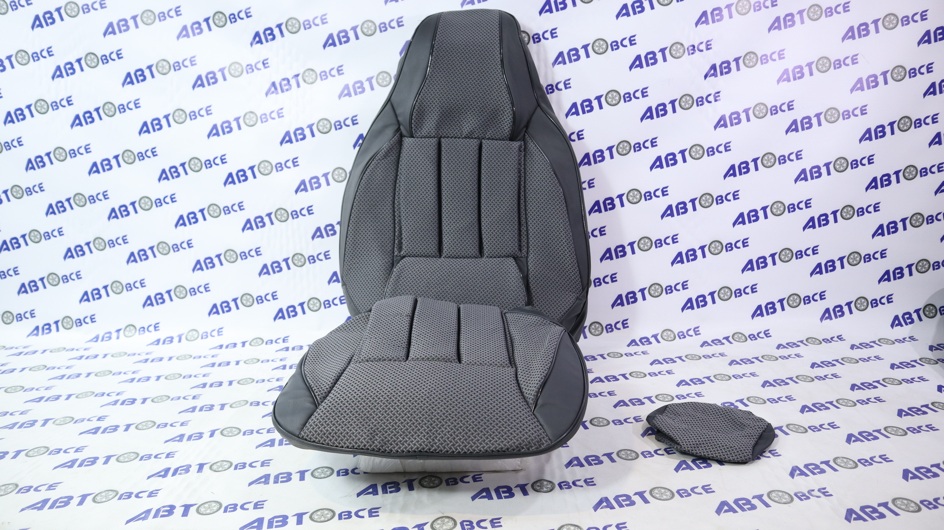 Чехлы сидений Largus 1- 5 мест PILOT цельная спинка Жаккард+экокожа  LORD AVTO